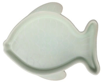 Flamingo Futter- UND TRINKNAPF FISHIE GRÜN 17x14x2,5CM 200ML