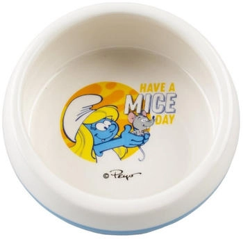 Duvo+ Futternapf "Die Schlümpfe" Schlumpfine weiß/blau 100 ml für