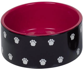 Nobby Keramik Napf Pata schwarz/rot Ø 18 x 7 cm 1,10 l 1 Stück