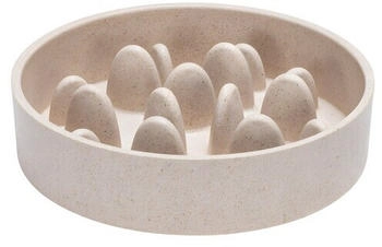 Designed by Lotte Antischling-Napf Pom beige aus Bambus für