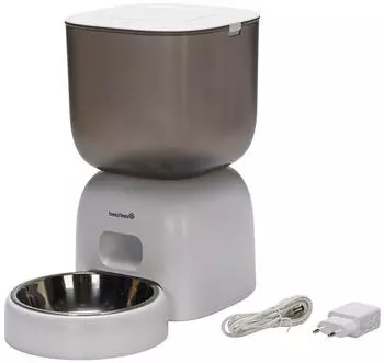 Beeztees Chris Smart Futterautomat 3 Liter weiß
