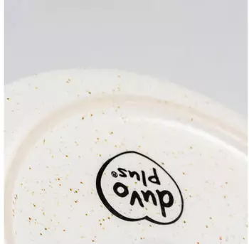 Duvo+ Fressschale Stone Speckle weiß für