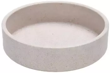 Designed by Lotte Bambus-Futtertablett Noor Katze Beige