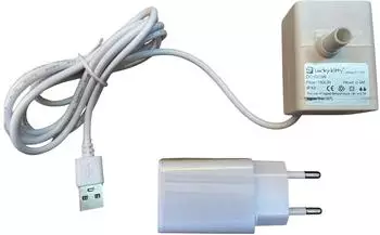 Lucky-Kitty Pumpe f&uuml;r Trinkbrunnen Mikro-Pumpe USB mit Adapter