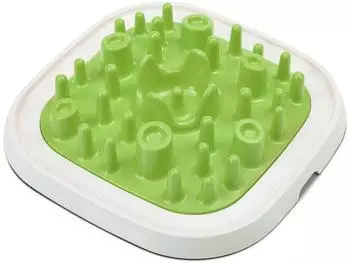 Savic Anti-Schling-Napf/Intelligenzspielzeug grün/weiß für Hunde