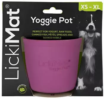LickiMat Yoggie Pot purple