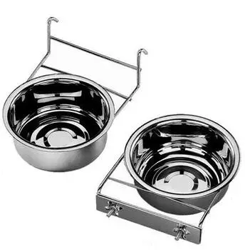 Nobby Edelstahlnapf mit Befestigung Ring mit Schraube 23,0 cm 2,35 ltr 1 St&uuml;ck