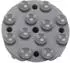 Flamingo Slow Feeder-Einsatz WOOPY GRAU Durchmesser 8CM