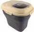 Dehner Wild Nature Futtertonne Barrel, Kunststoff, beige/anthrazit, 25l (6680086)