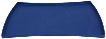 Dehner Premium Napfunterlage für Hunde, Silikon, dunkelblau, 48x30x1,5cm
