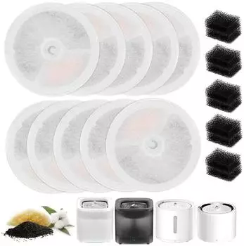 LuxusKollektion Filter 3.0 Katzenbrunnen Aktivkohle 4-stufig 1,8-2L 10er Set