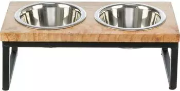 Trixie Hundebar schwarz/braun Fassungsverm&ouml;gen: 2 x 0,75 l