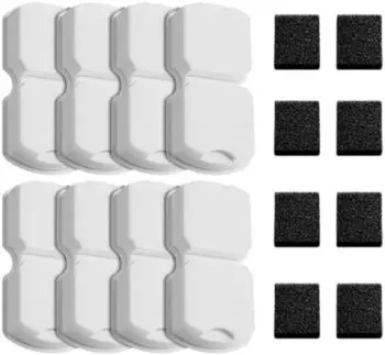 LuxusKollektion Trinkbrunnen Filter-Set 16-teilig, 8 Kohlefilter & 8 Schaumfilter, 2,6L (ATMZIQXR)