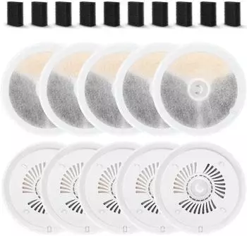 Petkit Katzenbrunnen Schwammfilter 10er-Set, Solo SE/2/3 Pro/2s