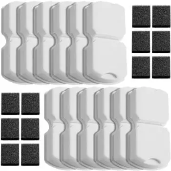 LuxusKollektion Katzenbrunnen-Filter, 24 Stück (12 Kohlefilter + 12 Schaumstofffilter)
