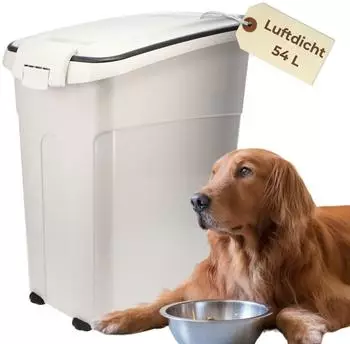 Garpet Futtertonne luftdicht mit Deckel 54L