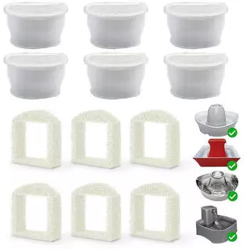 Petsafe Drinkwell Ersatzfilter Kohle & Schaum, 12er-Set