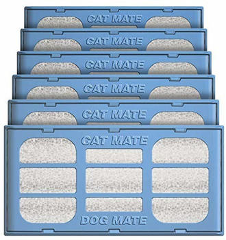Petmate Ersatzfilter f&uuml;r Trinkbrunnen Cat Mate / Dog Mate 6 St&uuml;ck