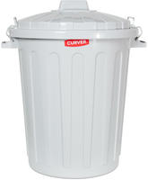Curver Futtertonne mit Deckel 45 l hellgrau