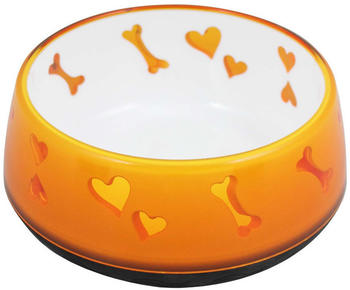 All for Paws Dog Love Feeding Bowl orange