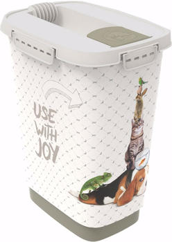 Rotho Futterbehälter "Use with joy" 10L