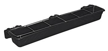 Kerbl Langfuttertrog mit Fressgitter schwarz (323492)