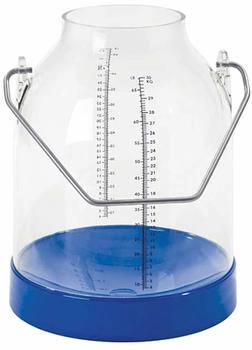 Kerbl Melkeimer 30 Liter mit Skala blau Bügelhöhe 143 (151051)