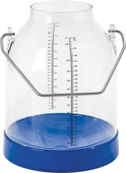 Kerbl Melkeimer 30 Liter mit Skala blau, Bügelhöhe 117 mm (151055)