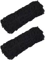 vidaXL Heunetze 2 Stk. Rechteckig Schwarz 150x90 cm PP