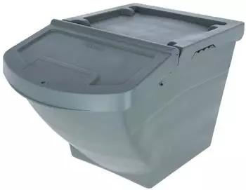 Kerbl Futterbox stapelbar 60L mit Deckel, Kunststoff (3210253)