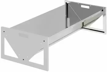 vidaXL Futtertrog für Nutztiere Stahl silber 108x50x28cm (874617)