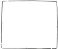 Kerbl Rahmen f&uuml;r Futtersparnetz (Bausatz, f&uuml;r quadr. Gro&szlig;raufen 181 cm,...