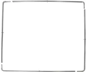 Kerbl Rahmen f&uuml;r Futtersparnetz, quadratische Gro&szlig;raufe, 181x181cm (291344)
