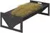 vidaXL Futtertrog für Nutztiere Stahl schwarz 108x50x28cm (874615)
