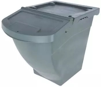 Kerbl Futterbox stapelbar 40L mit Deckel, Kunststoff (3210252)