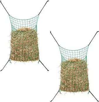 vidaXL Heunetze rechteckig 0,9x1m PP gr&uuml;n, 2 Stk. (142133)