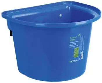 Kerbl Transportkrippe mit Einhängebügel 12l, royalblau (328165)