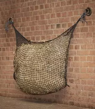 Waldhausen Heunetz rechteckig, engmaschig 3x3cm, 120x90cm, schwarz