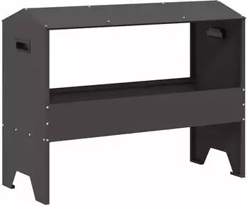 vidaXL Futtertrog für Nutztiere schwarz 79x35x62cm (874627)