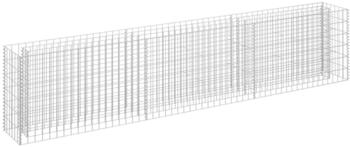 furnicato Gabionen-Hochbeet verzinkter Stahl 270 x 30 x 60 cm
