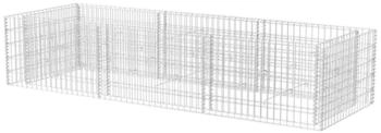 furnicato Gabionen-Hochbeet Stahl 270 x 90 x 50 cm