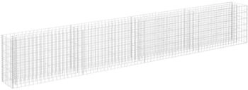 furnicato Gabionen-Hochbeet verzinkter Stahl 360 x 30 x 60 cm
