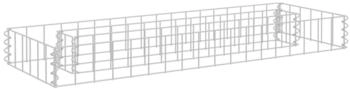 furnicato Gabionen-Hochbeet verzinkter Stahl 90 x 30 x 10 cm