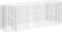 furnicato Gabionen-Hochbeet verzinktes Eisen 300 x 100 x 100 cm