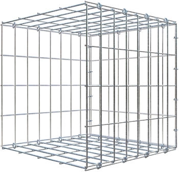 Gabiona C-Ring-Gabione-Anbaukorb Typ 2 40 x 40 x 40 cm Maschenweite 5 x 10 cm