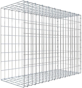 Gabiona C-Ring-Gabione-Anbaukorb Typ 2 80 x 100 x 40 cm Maschenweite 5 x 10 cm