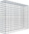 Gabiona C-Ring-Gabione-Anbaukorb Typ 3 80 x 100 x 20 cm Maschenweite 5 x 5 cm