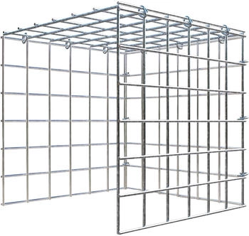 Gabiona C-Ring-Gabione-Anbaukorb Typ 4 30 x 30 x 30 cm Maschenweite 5 x 5 cm