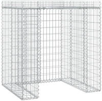 Gabionen-m&uuml;lltonnenbox 110x91x120 Cm Verzinktes Eisen Vidaxl
