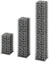 vidaXL Gabionen-Set 3-tlg. Verzinkter Draht